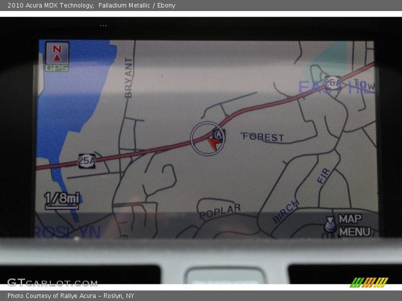 Palladium Metallic / Ebony 2010 Acura MDX Technology