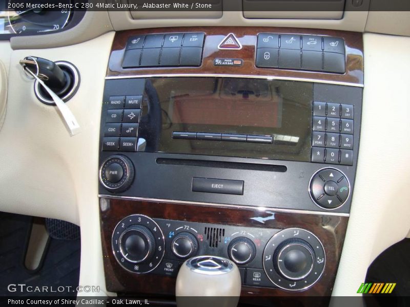 Alabaster White / Stone 2006 Mercedes-Benz C 280 4Matic Luxury