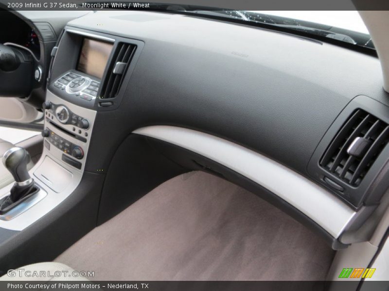 Moonlight White / Wheat 2009 Infiniti G 37 Sedan