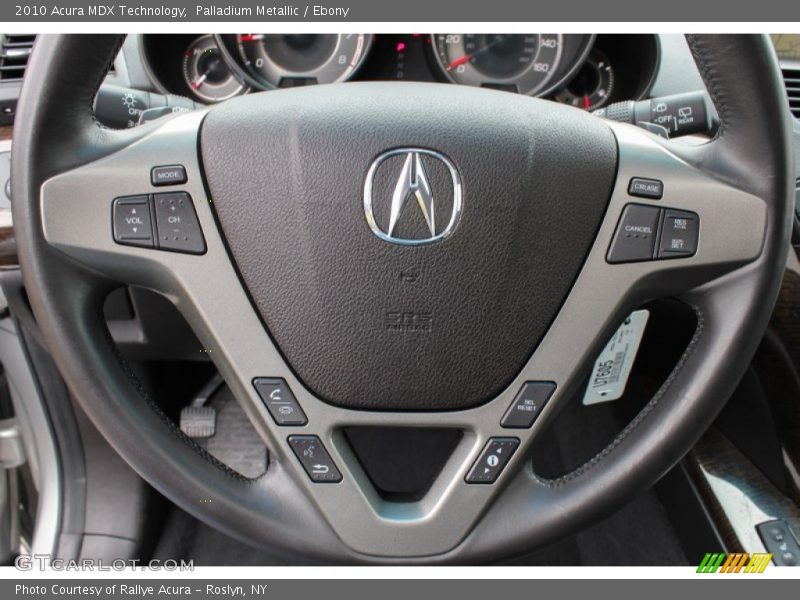 Palladium Metallic / Ebony 2010 Acura MDX Technology
