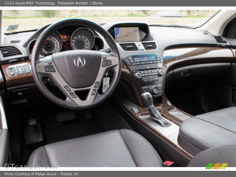 Palladium Metallic / Ebony 2010 Acura MDX Technology