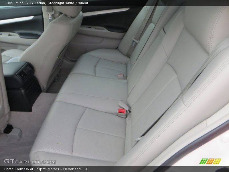 Moonlight White / Wheat 2009 Infiniti G 37 Sedan