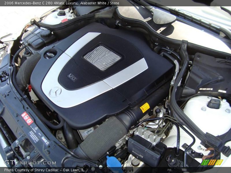 Alabaster White / Stone 2006 Mercedes-Benz C 280 4Matic Luxury