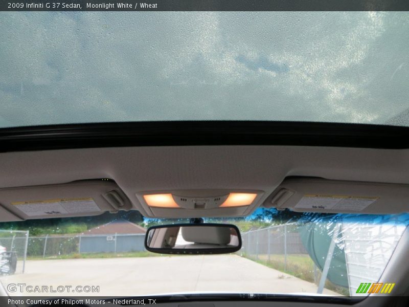 Moonlight White / Wheat 2009 Infiniti G 37 Sedan