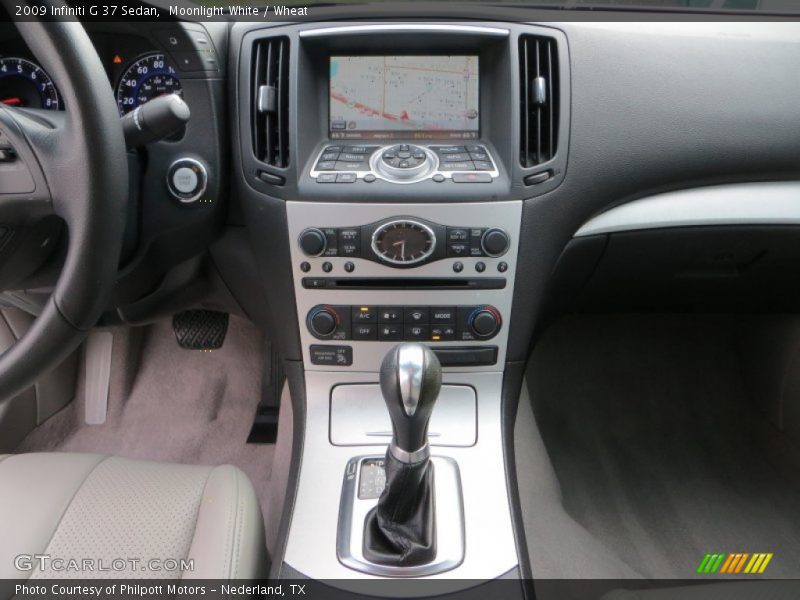 Moonlight White / Wheat 2009 Infiniti G 37 Sedan