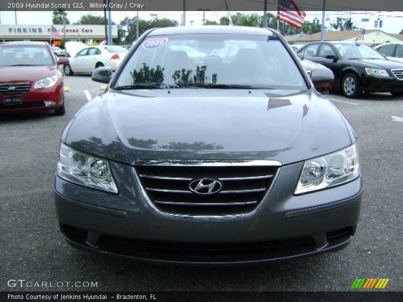 Willow Gray / Gray 2009 Hyundai Sonata GLS