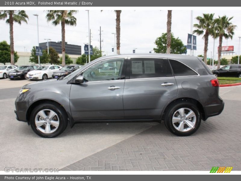 Polished Metal Metallic / Ebony 2010 Acura MDX