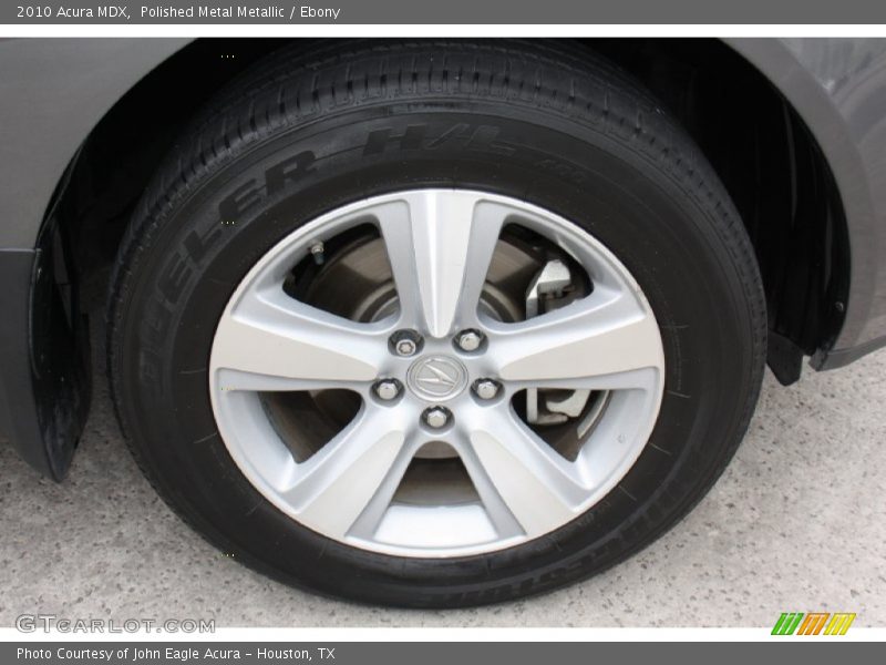 Polished Metal Metallic / Ebony 2010 Acura MDX
