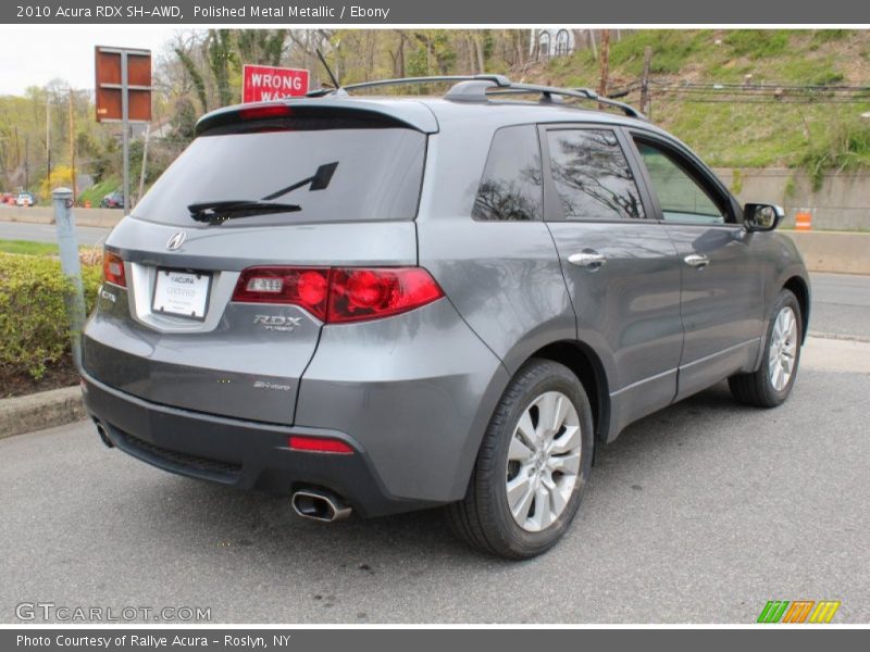 Polished Metal Metallic / Ebony 2010 Acura RDX SH-AWD