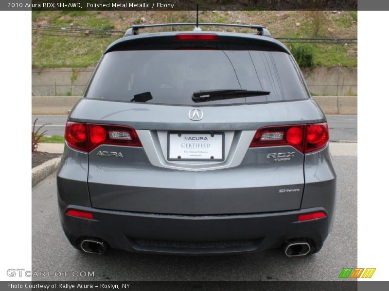 Polished Metal Metallic / Ebony 2010 Acura RDX SH-AWD