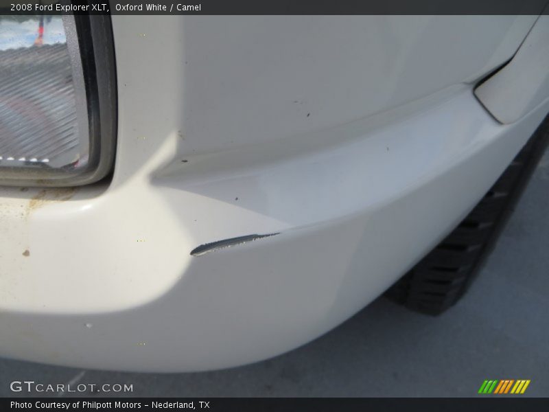 Oxford White / Camel 2008 Ford Explorer XLT