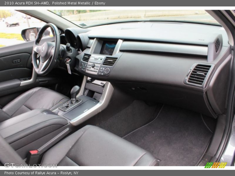 Polished Metal Metallic / Ebony 2010 Acura RDX SH-AWD