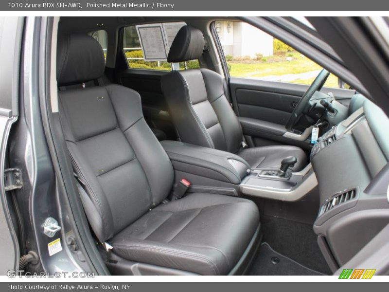 Polished Metal Metallic / Ebony 2010 Acura RDX SH-AWD