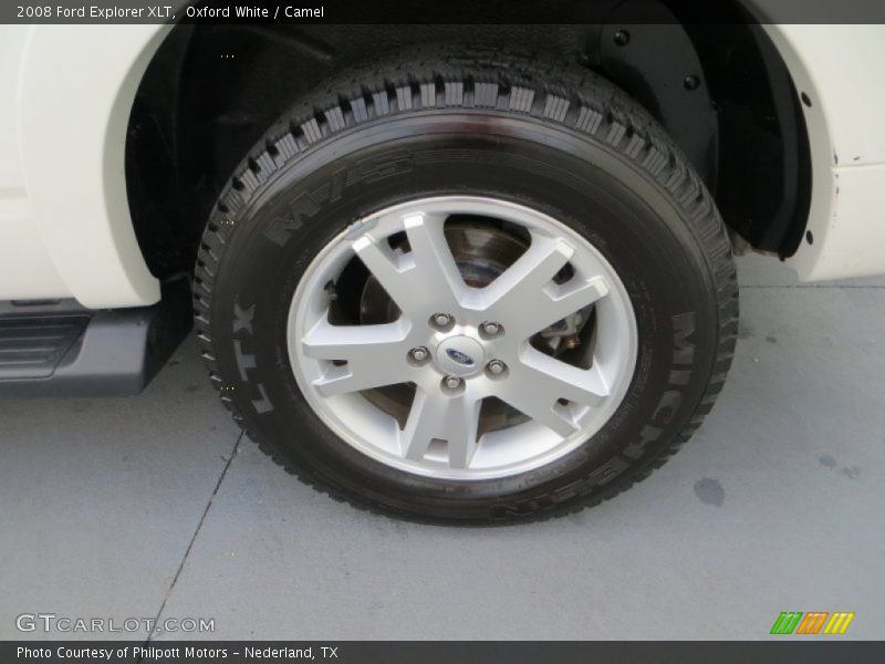 Oxford White / Camel 2008 Ford Explorer XLT