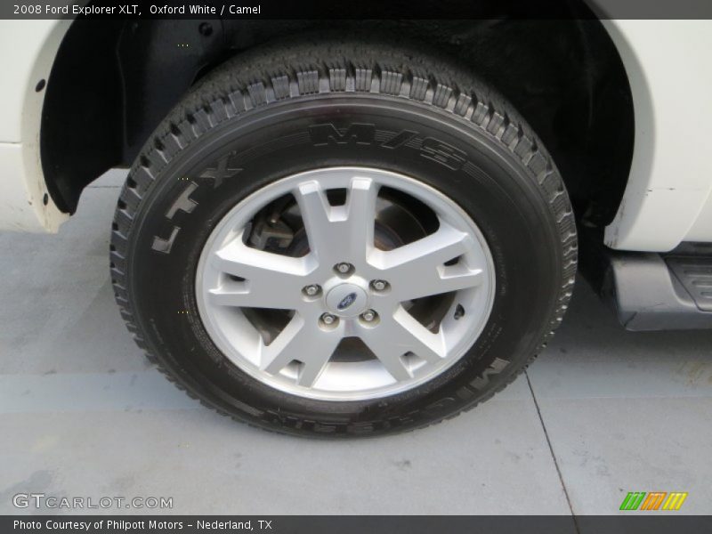 Oxford White / Camel 2008 Ford Explorer XLT
