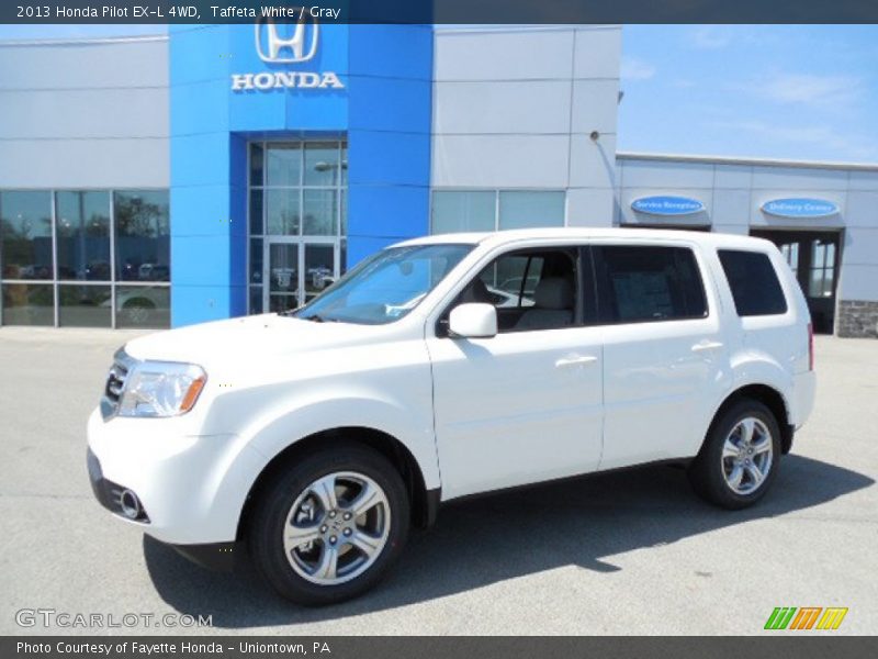 Taffeta White / Gray 2013 Honda Pilot EX-L 4WD