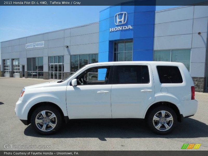 Taffeta White / Gray 2013 Honda Pilot EX-L 4WD