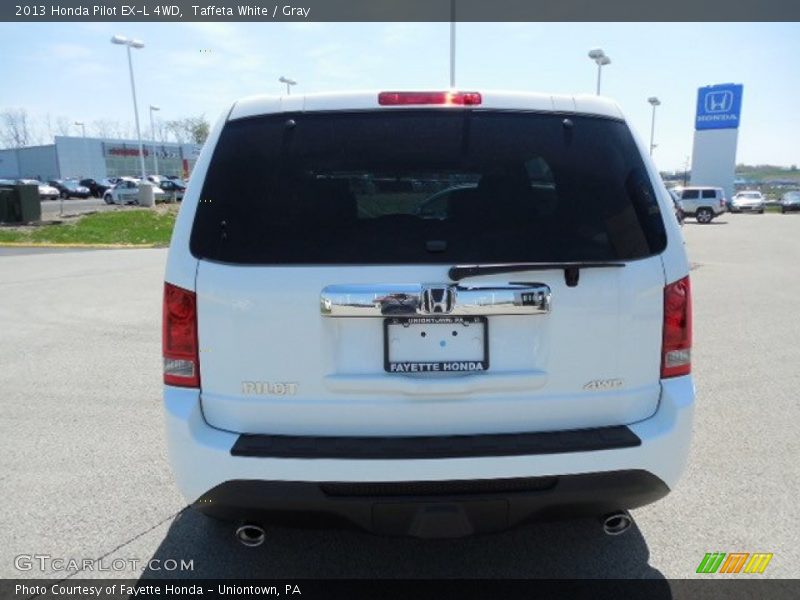 Taffeta White / Gray 2013 Honda Pilot EX-L 4WD