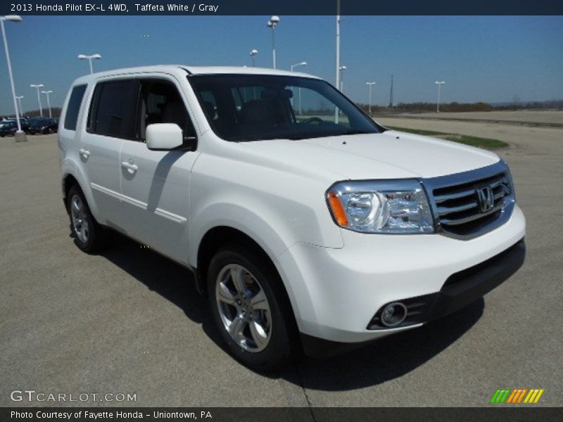 Taffeta White / Gray 2013 Honda Pilot EX-L 4WD