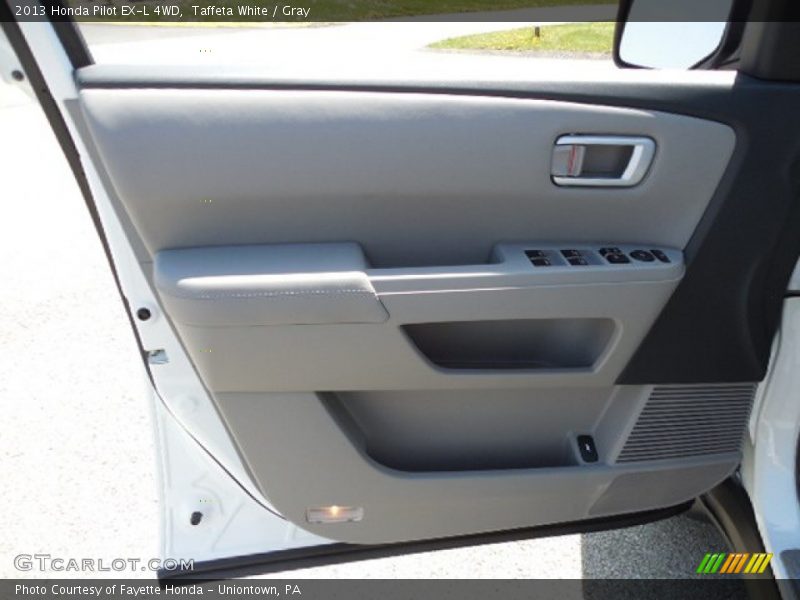 Taffeta White / Gray 2013 Honda Pilot EX-L 4WD