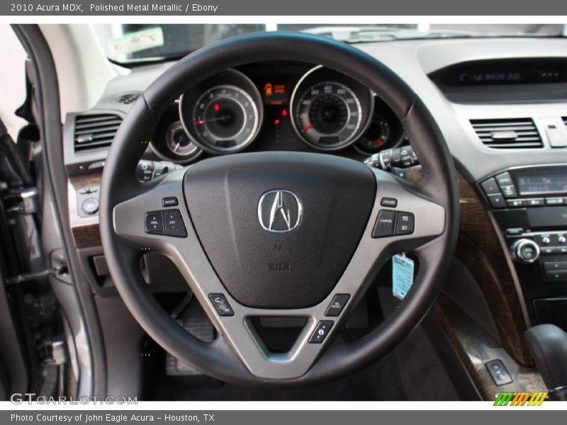 Polished Metal Metallic / Ebony 2010 Acura MDX