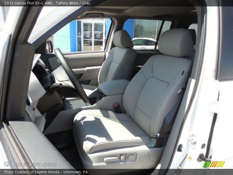 Taffeta White / Gray 2013 Honda Pilot EX-L 4WD
