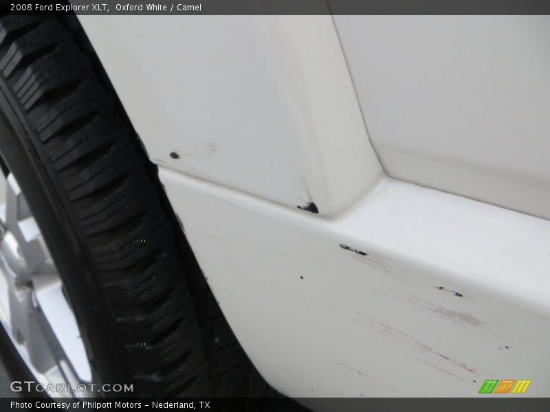 Oxford White / Camel 2008 Ford Explorer XLT