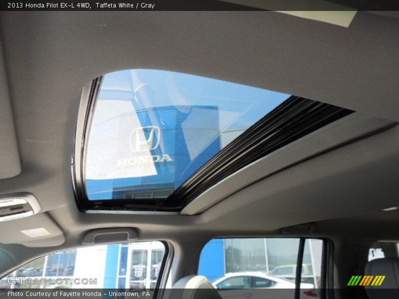 Taffeta White / Gray 2013 Honda Pilot EX-L 4WD