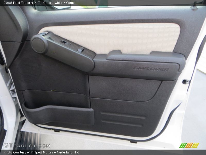 Oxford White / Camel 2008 Ford Explorer XLT