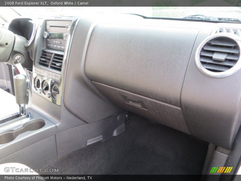 Oxford White / Camel 2008 Ford Explorer XLT