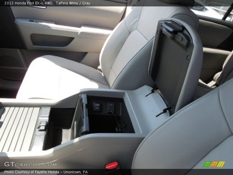Taffeta White / Gray 2013 Honda Pilot EX-L 4WD