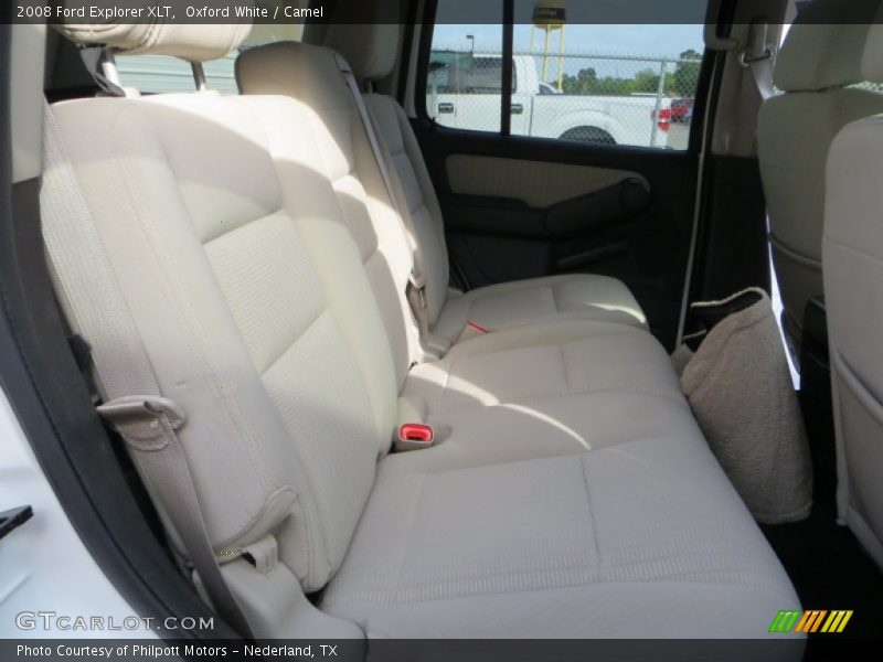 Oxford White / Camel 2008 Ford Explorer XLT