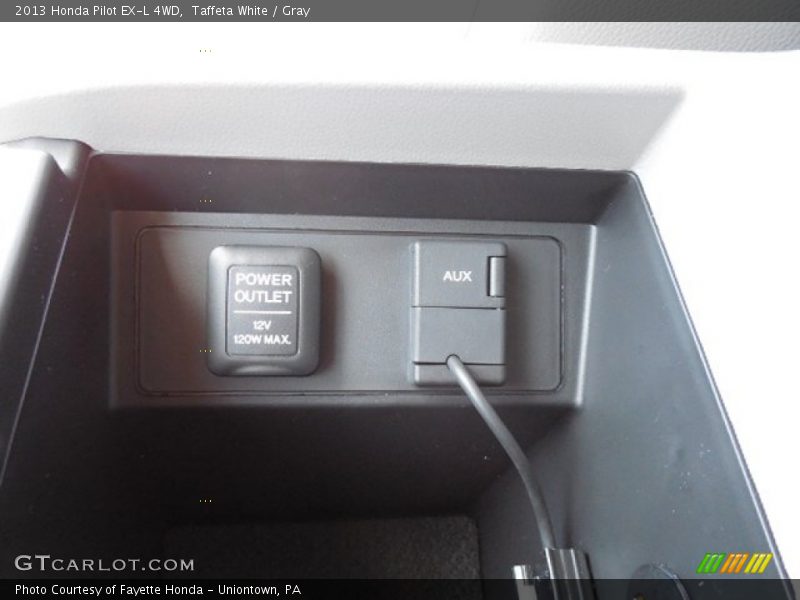 Taffeta White / Gray 2013 Honda Pilot EX-L 4WD