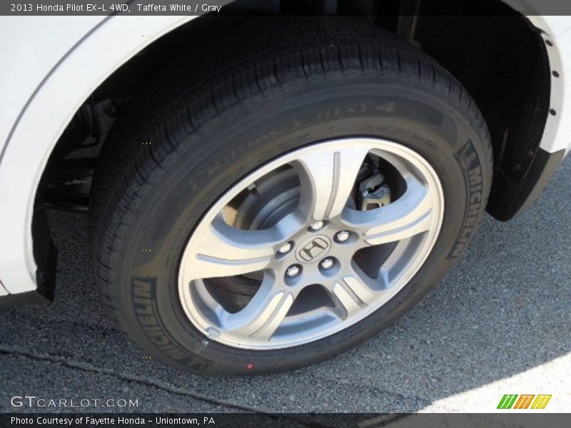 Taffeta White / Gray 2013 Honda Pilot EX-L 4WD