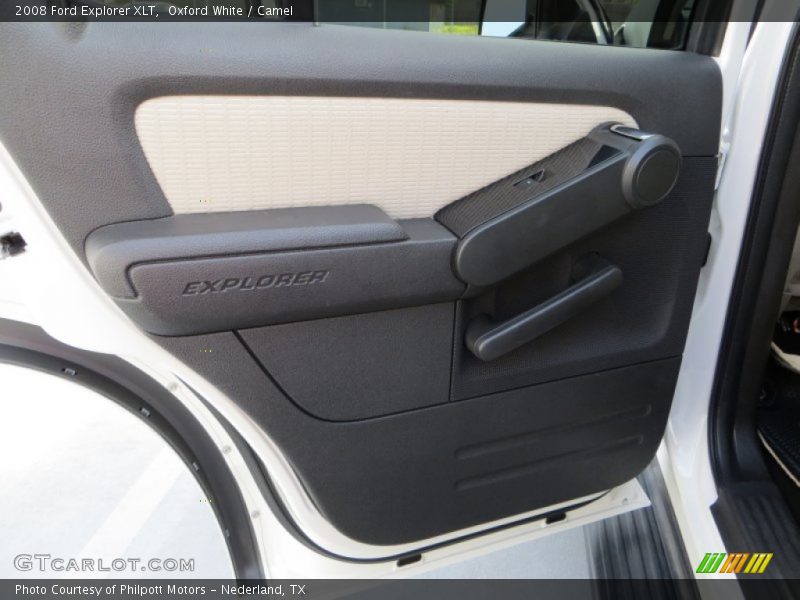 Oxford White / Camel 2008 Ford Explorer XLT