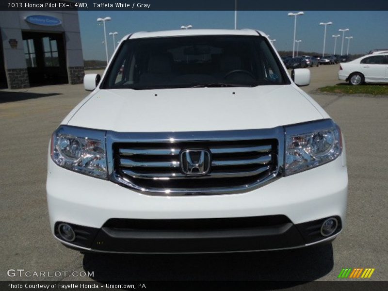Taffeta White / Gray 2013 Honda Pilot EX-L 4WD
