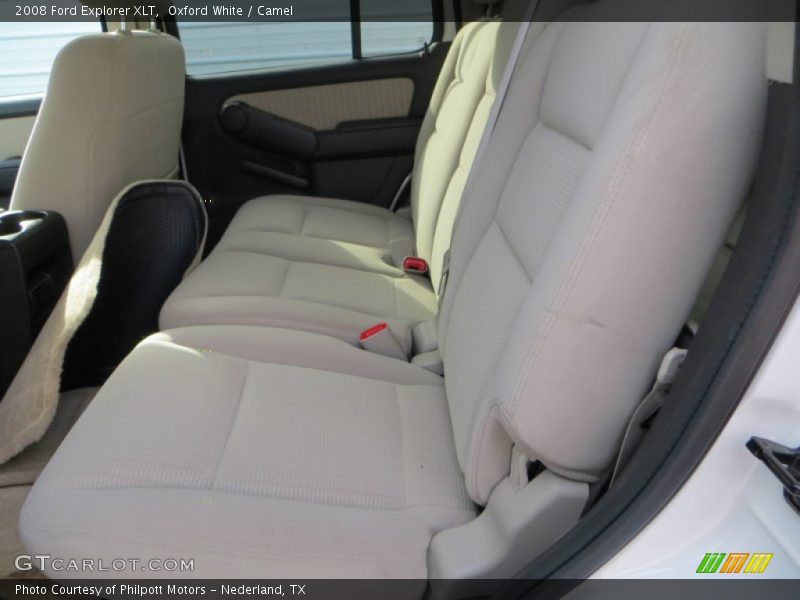 Oxford White / Camel 2008 Ford Explorer XLT