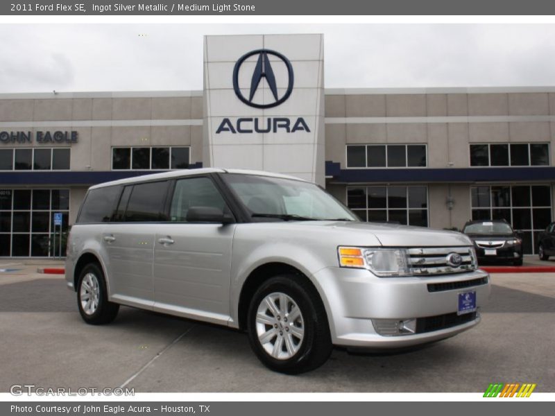 Ingot Silver Metallic / Medium Light Stone 2011 Ford Flex SE