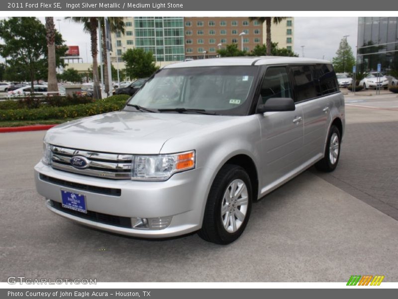 Ingot Silver Metallic / Medium Light Stone 2011 Ford Flex SE