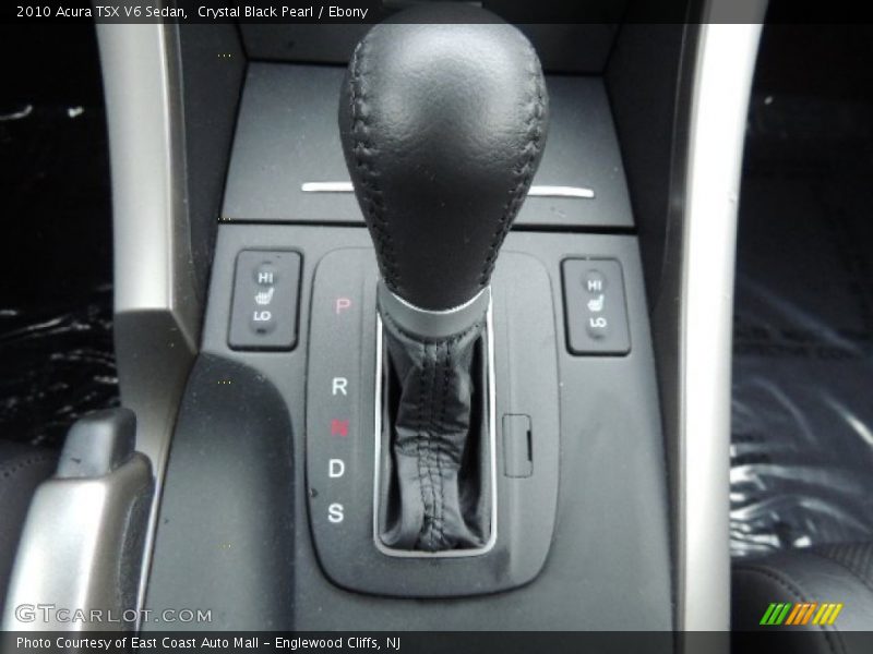Crystal Black Pearl / Ebony 2010 Acura TSX V6 Sedan