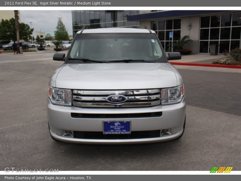 Ingot Silver Metallic / Medium Light Stone 2011 Ford Flex SE