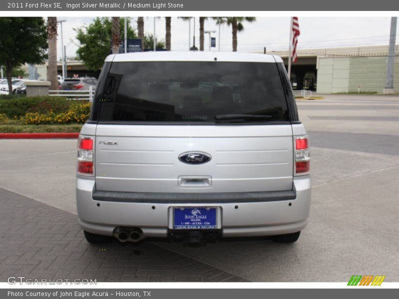 Ingot Silver Metallic / Medium Light Stone 2011 Ford Flex SE