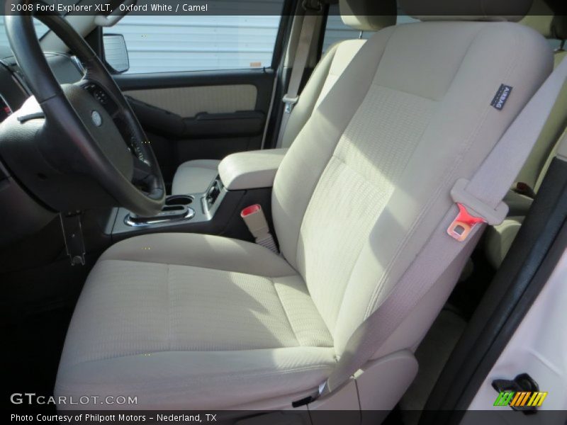 Oxford White / Camel 2008 Ford Explorer XLT