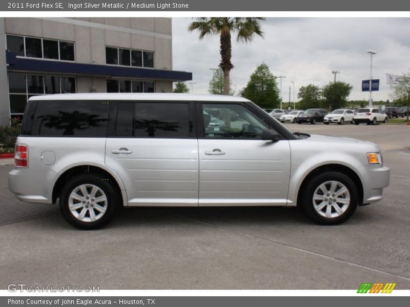 Ingot Silver Metallic / Medium Light Stone 2011 Ford Flex SE