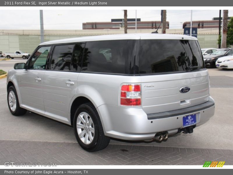 Ingot Silver Metallic / Medium Light Stone 2011 Ford Flex SE