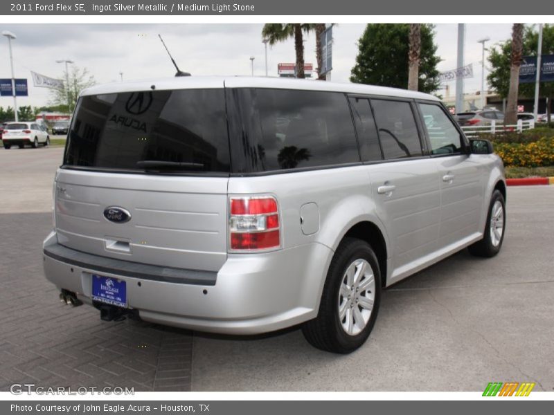 Ingot Silver Metallic / Medium Light Stone 2011 Ford Flex SE