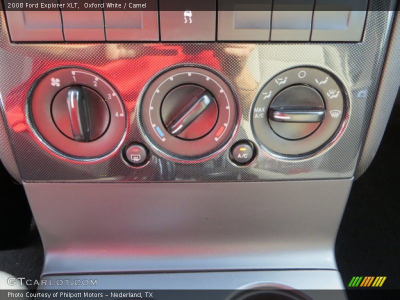 Oxford White / Camel 2008 Ford Explorer XLT