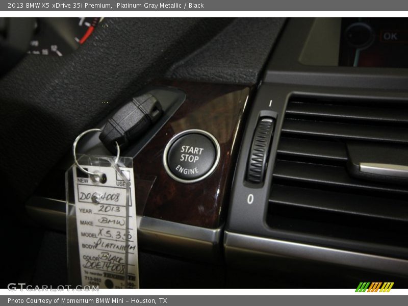 Platinum Gray Metallic / Black 2013 BMW X5 xDrive 35i Premium