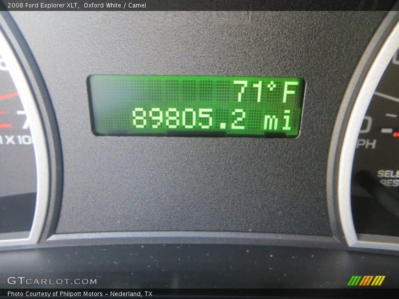 Oxford White / Camel 2008 Ford Explorer XLT