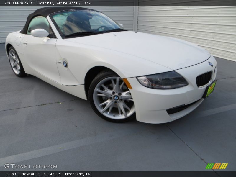 Alpine White / Black 2008 BMW Z4 3.0i Roadster
